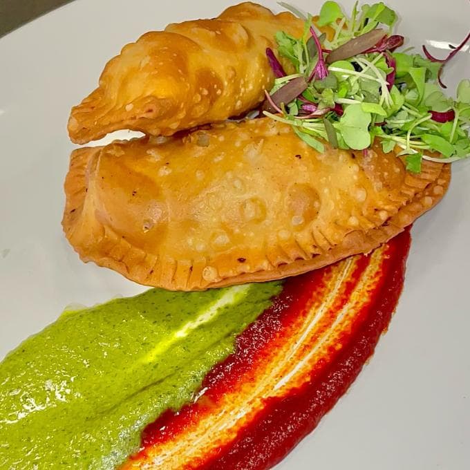 G55 Empanadas recipe served on a plate, by Gather55 G55 Empanadas recipe served on a plate, by Gather55