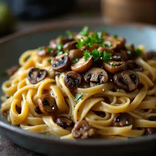 Mushroom rigatoni
