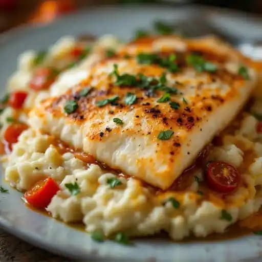 Walleye Milanese recipe served on a plate, by Zelo Walleye Milanese recipe served on a plate, by Zelo