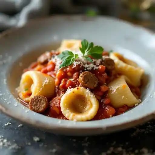 Tortelloni Bolognese recipe served on a plate, by DeGidio's Restaurant & Bar Tortelloni Bolognese recipe served on a plate, by DeGidio's Restaurant & Bar