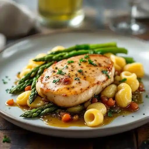Chicken Breast recipe served on a plate, by Dolce Chicken Breast recipe served on a plate, by Dolce