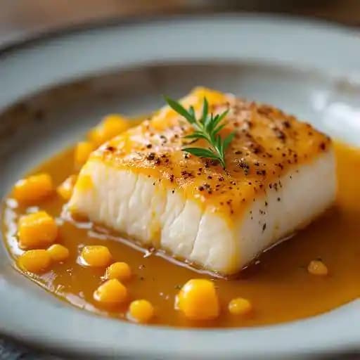 halibut “grenobloise”