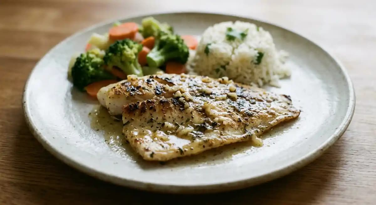 Tilapia al Mojo de Ajo