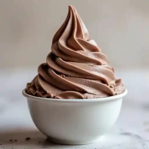 Soft Serve Chocolate Ice Cream