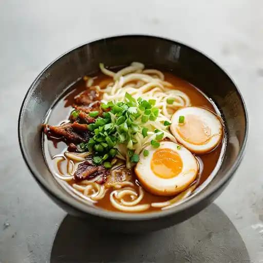 No.1 Shoyu recipe served on a plate, by Ani Ramen House No.1 Shoyu recipe served on a plate, by Ani Ramen House