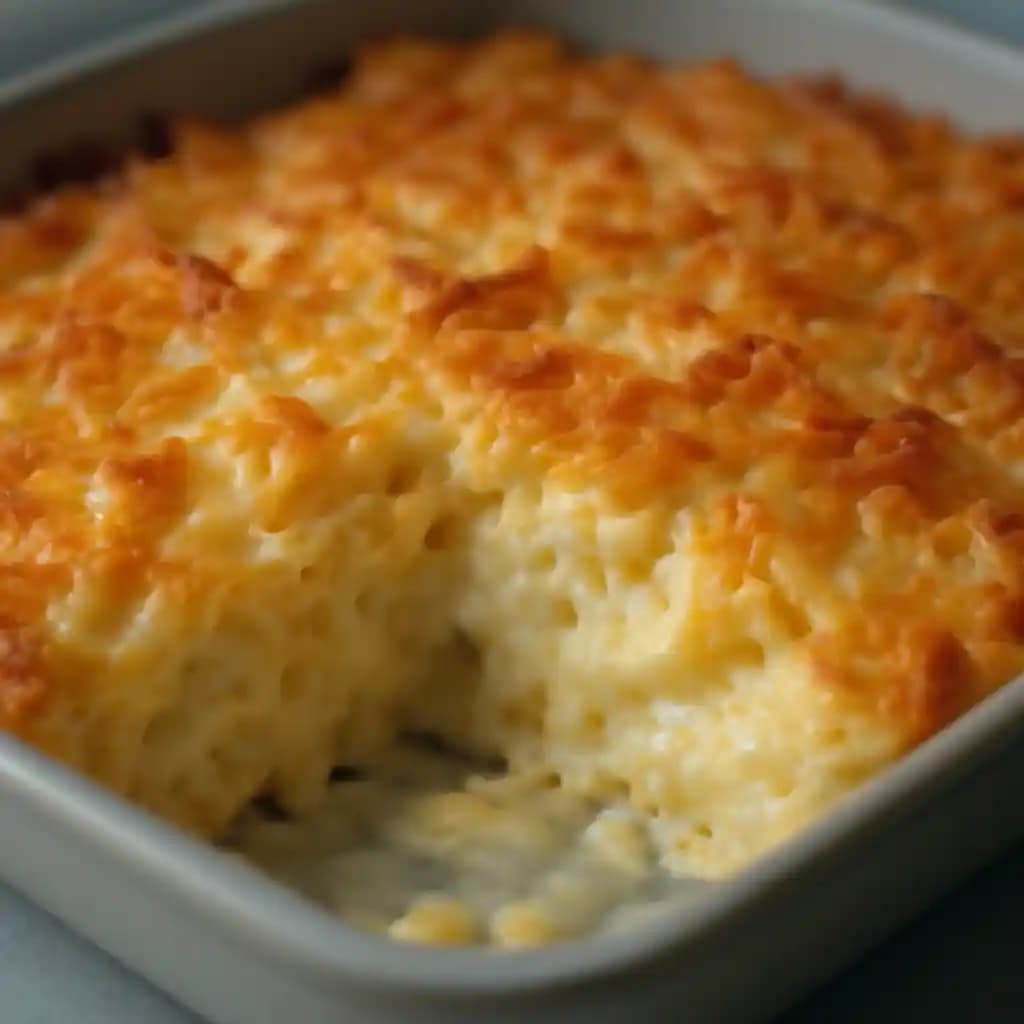 Hashbrown Casserole recipe served on a plate, by Cracker Barrel Old Country Store Hashbrown Casserole recipe served on a plate, by Cracker Barrel Old Country Store