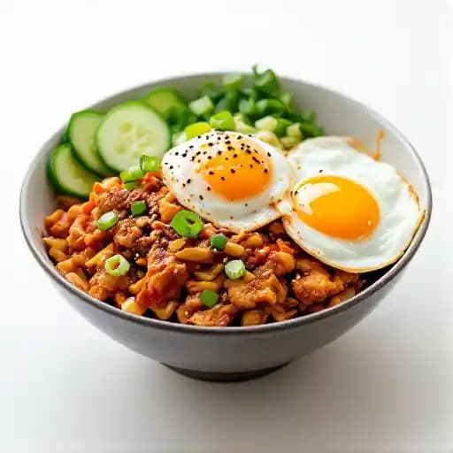 Korean Fried Chicken Bibimbap