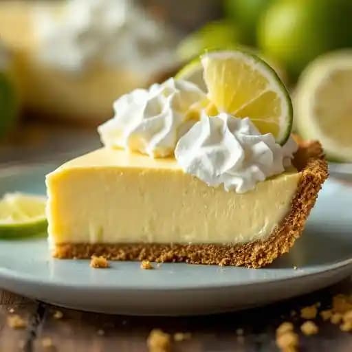 Key Lime Pie recipe served on a plate, by Butter Smith Kitchen & Pies Key Lime Pie recipe served on a plate, by Butter Smith Kitchen & Pies