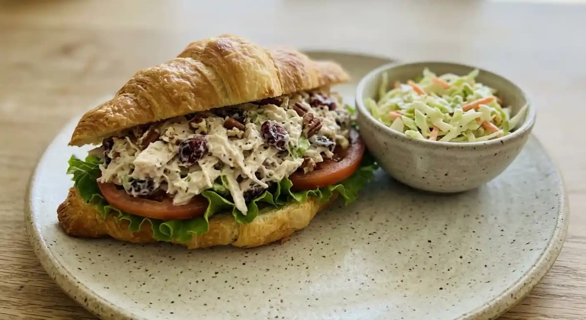Cranberry Pecan Chicken Salad Sandwich