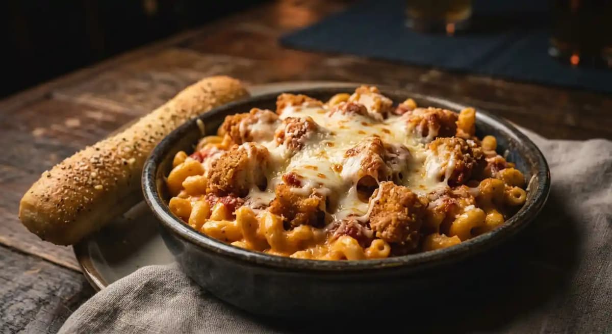 Crispy Chicken Mac ‘n Cheese