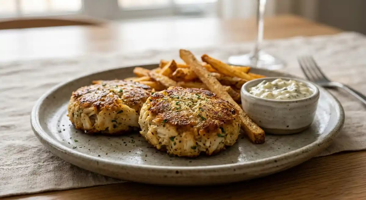 NEW CRAB CAKE DINNER