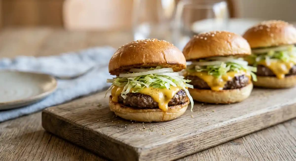 NEW AMERICAN CHEESEBURGER SLIDERS