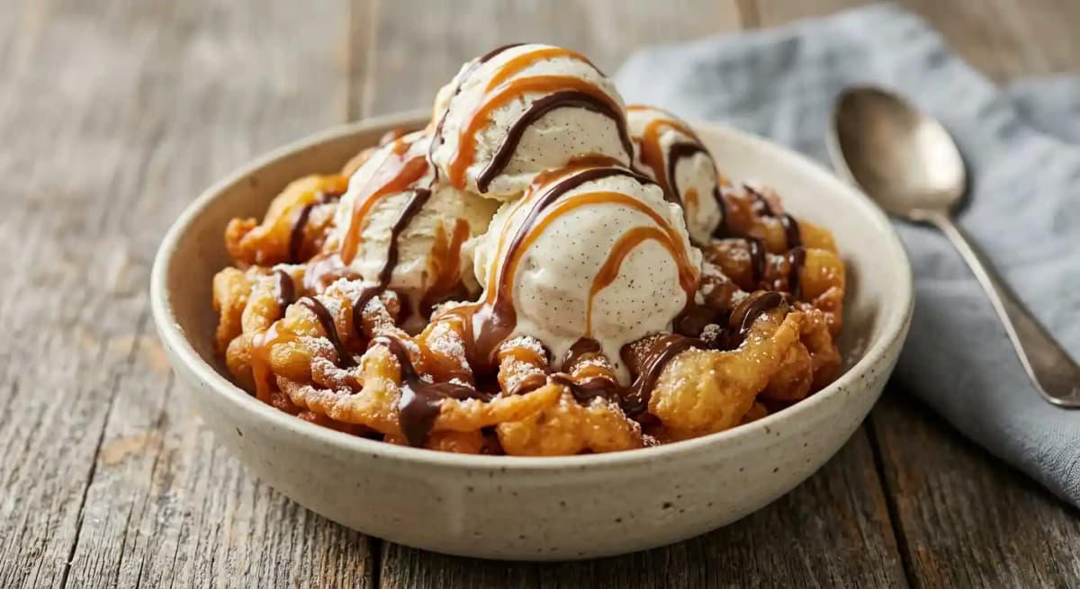 NEW FUNNEL CAKE SUNDAE