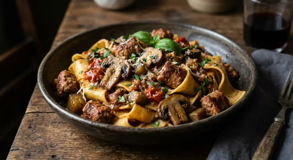 Pappardelle alla Montanara