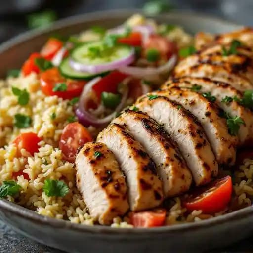 Chicken Shawarma recipe served on a plate, by Sitti Chicken Shawarma recipe served on a plate, by Sitti