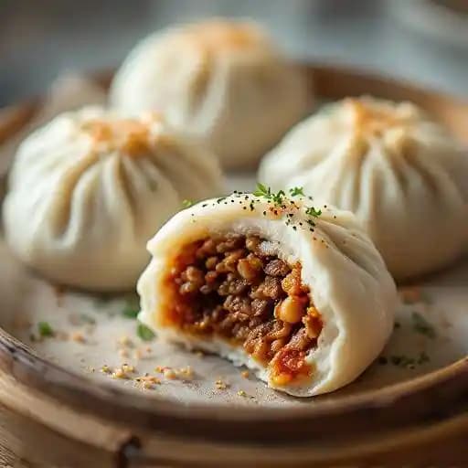 CHAR SIU BAO recipe served on a plate, by Brewery Bhavana CHAR SIU BAO recipe served on a plate, by Brewery Bhavana