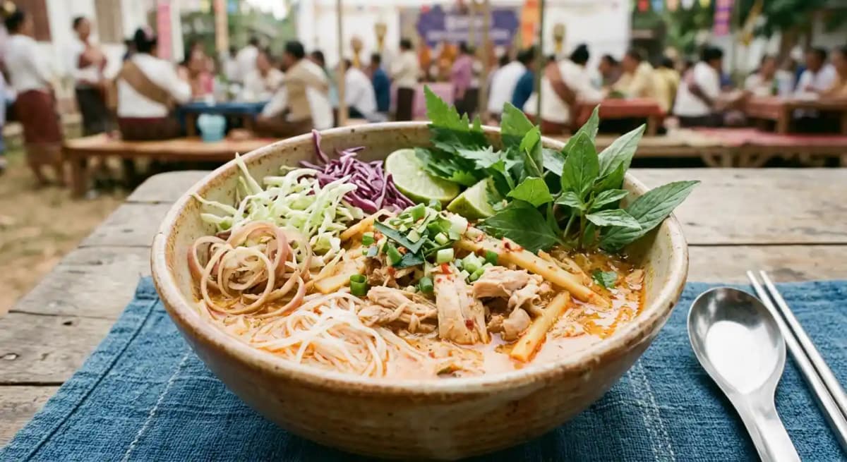 KHAO POON GAI NOODLE SOUP