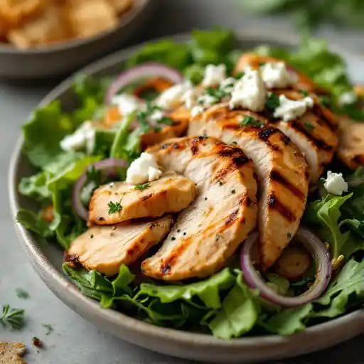 Tahini Caesar recipe served on a plate, by CAVA Tahini Caesar recipe served on a plate, by CAVA
