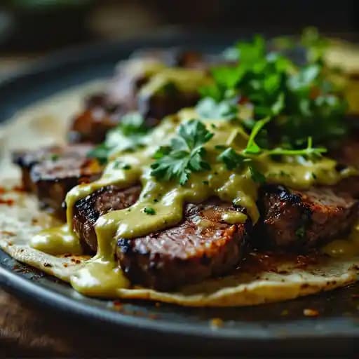 Grilled Tenderloin Beef Tips recipe served on a plate, by Dinner For Two Grilled Tenderloin Beef Tips recipe served on a plate, by Dinner For Two
