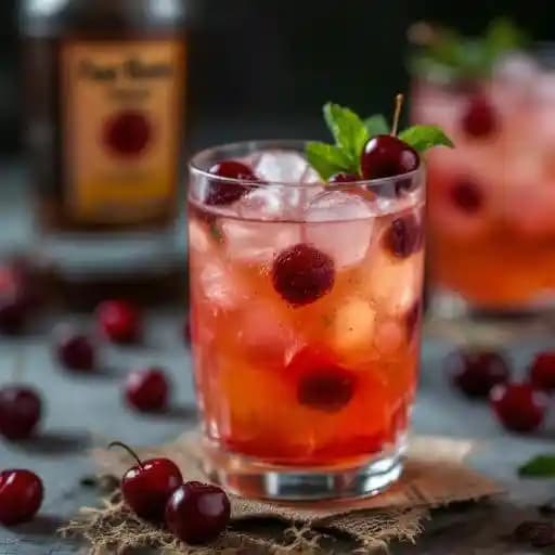 Cherry Bourbon Smash