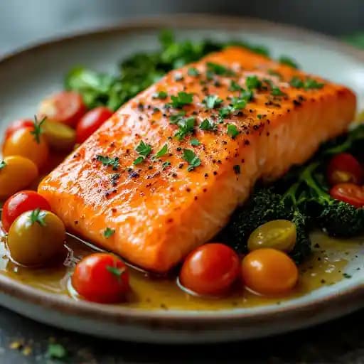 Maple Rubbed Salmon*