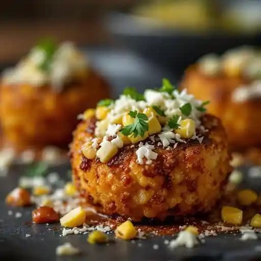 Crispy Barbacoa Arancini recipe served on a plate, by Cooper's Hawk Winery & Restaurant Crispy Barbacoa Arancini recipe served on a plate, by Cooper's Hawk Winery & Restaurant