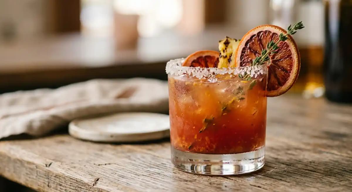 Blood Orange Pineapple Margarita