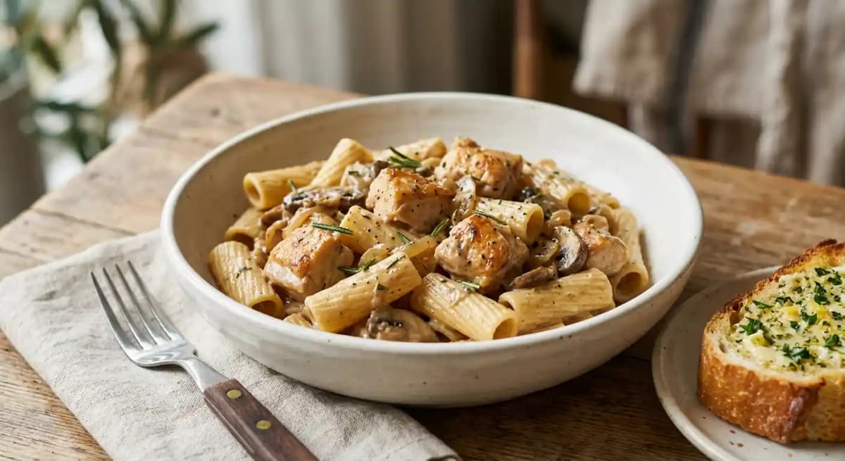 Chicken Madeira Rigatoni