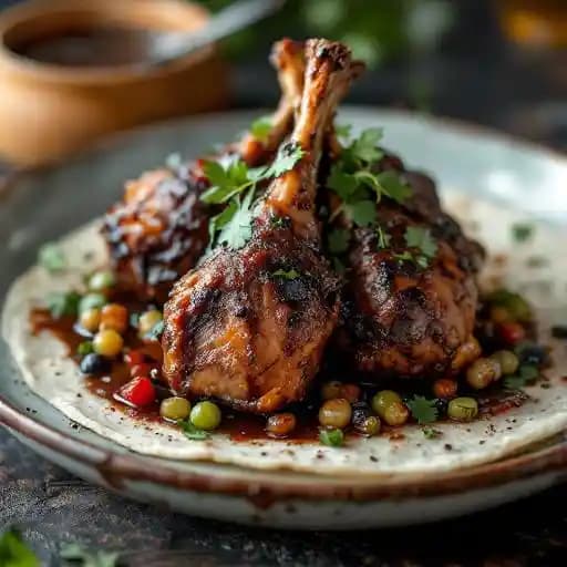 Duck Confit Carnitas recipe served on a plate, by Proof On Main Duck Confit Carnitas recipe served on a plate, by Proof On Main
