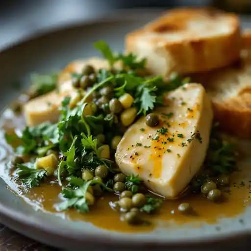 Roasted Bone Marrow recipe served on a plate, by The Blackbird Restaurant Roasted Bone Marrow recipe served on a plate, by The Blackbird Restaurant
