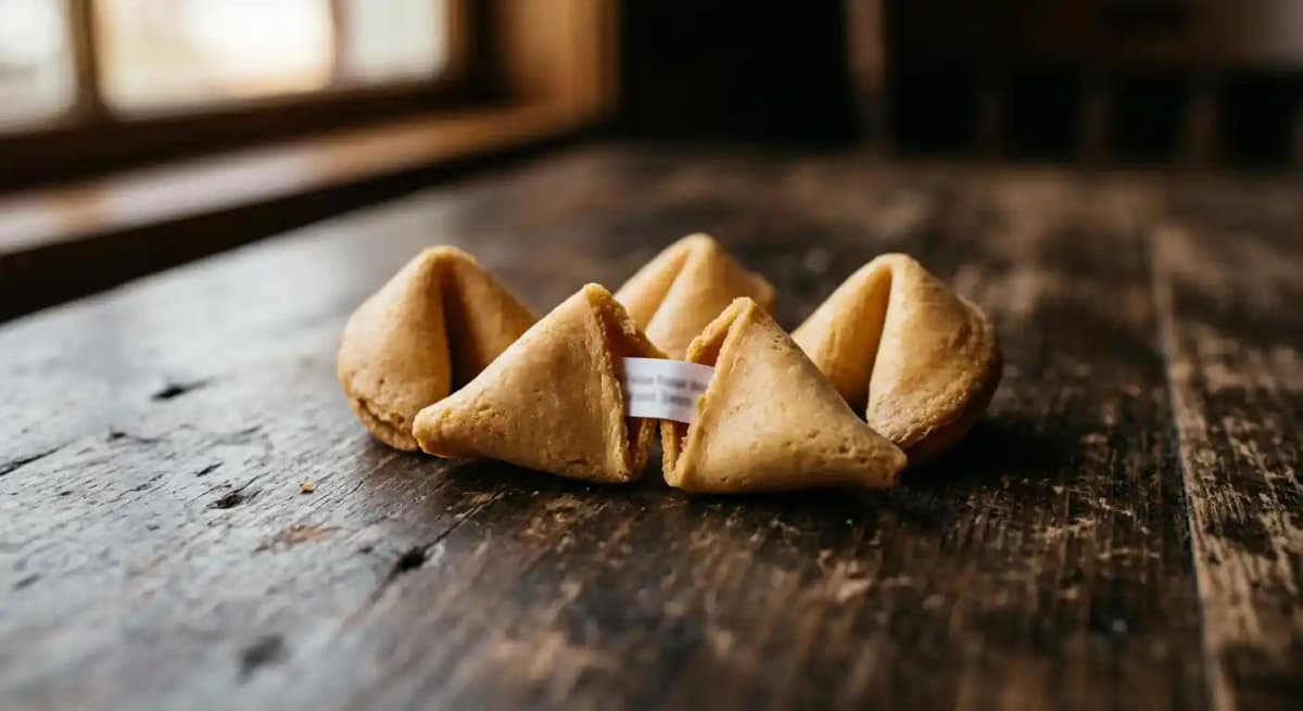 Fortune Cookies recipe served on a plate, by Panda Express Fortune Cookies recipe served on a plate, by Panda Express