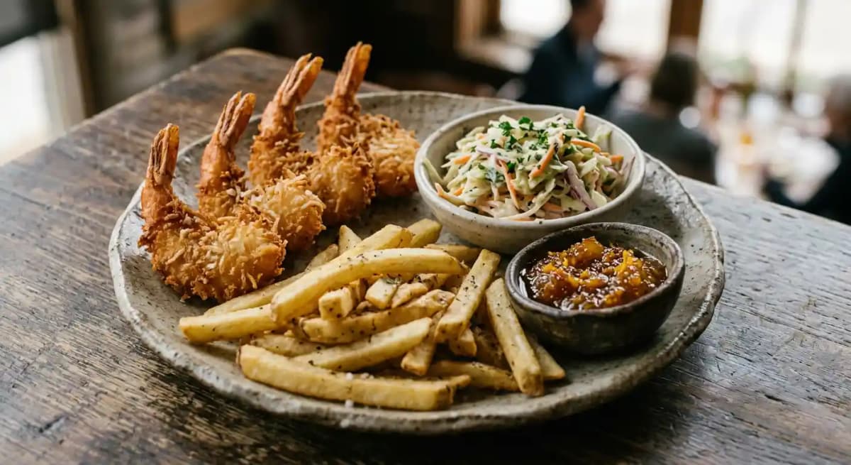 Dumb Luck Coconut Shrimp