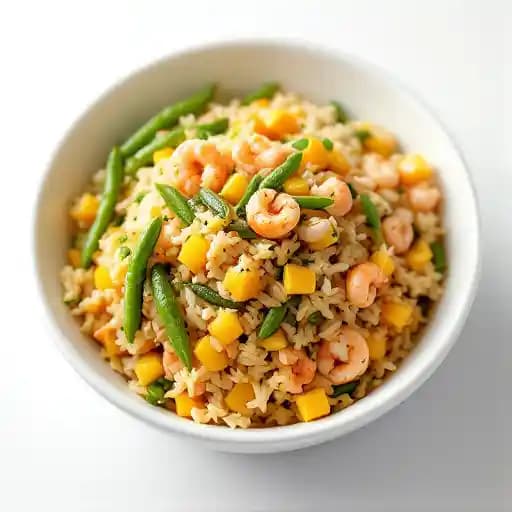 Khao Yum recipe served on a plate, by Hat Yai Khao Yum recipe served on a plate, by Hat Yai