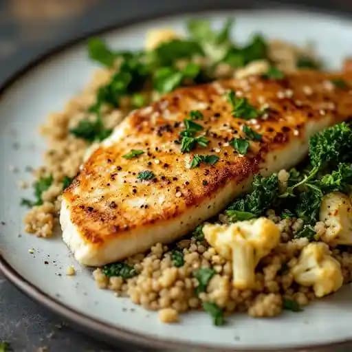 Crispy Branzino & Cauliflower