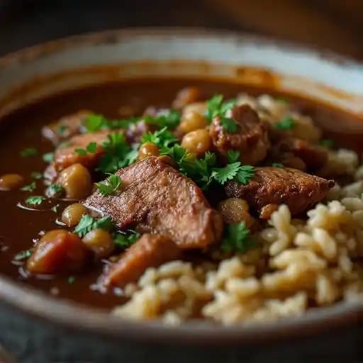 THE LODGE’S SMOKED DUCK GUMBO