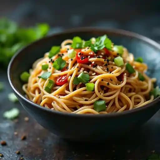 Sesame Rice Noodles