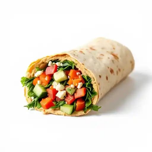 Hummus Wrap recipe served on a plate, by Seva Detroit Hummus Wrap recipe served on a plate, by Seva Detroit