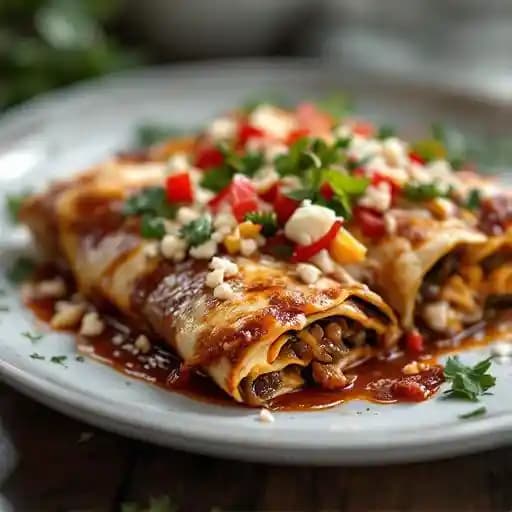 Chihuahua & Oaxaca Cheese Enchiladas
