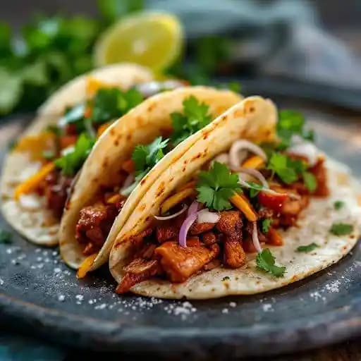 BIRRIA TACOS recipe served on a plate, by Velvet Pig BIRRIA TACOS recipe served on a plate, by Velvet Pig