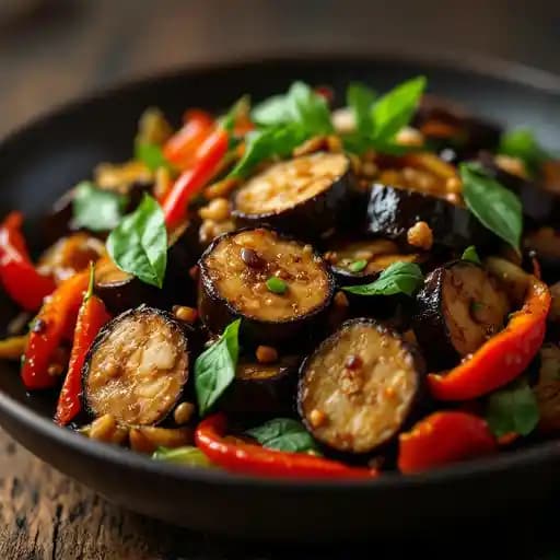 PAD MA-KEUR (Eggplant Stir-fry)