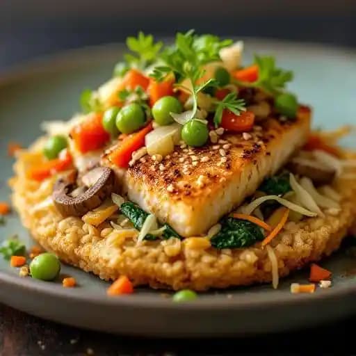 Sesame Crusted Ahi recipe served on a plate, by Smokin Fins Sesame Crusted Ahi recipe served on a plate, by Smokin Fins