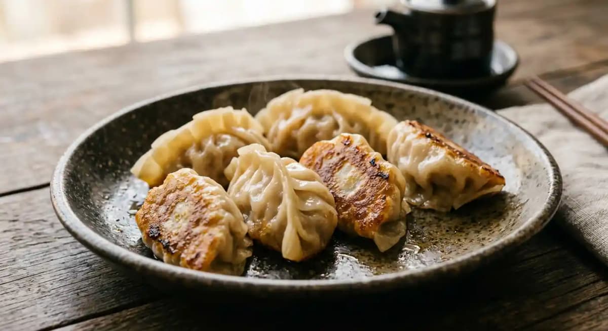 Gyoza 5 Pieces (Meat or Vegan)
