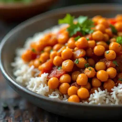 Chana Masala recipe served on a plate, by Prince of India Restaurant Chana Masala recipe served on a plate, by Prince of India Restaurant