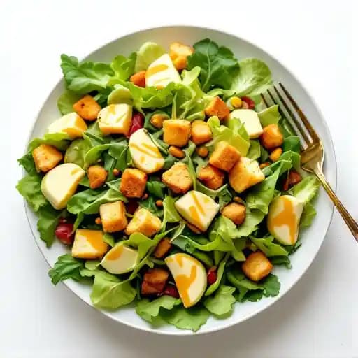 Salad recipe served on a plate, by L'Abattoir Salad recipe served on a plate, by L'Abattoir