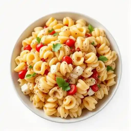 MACARONI SALAD recipe served on a plate, by Hawaiian Bros Island Grill MACARONI SALAD recipe served on a plate, by Hawaiian Bros Island Grill