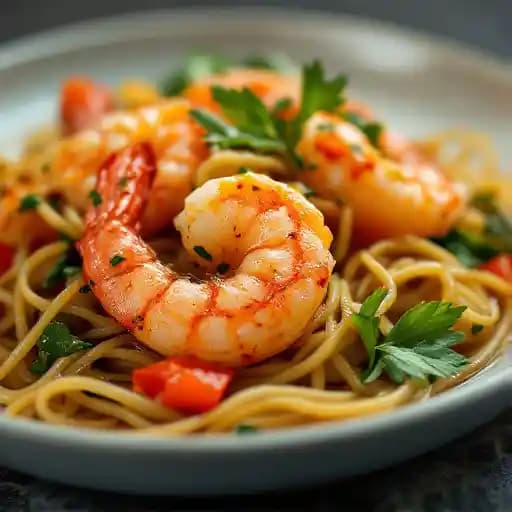 Curry Shrimp recipe served on a plate, by Fire Street Food Curry Shrimp recipe served on a plate, by Fire Street Food
