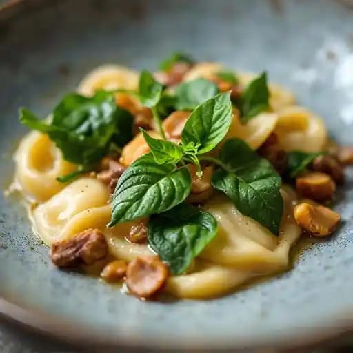 Vicia Faba recipe served on a plate, by The Kitchen Restaurant Vicia Faba recipe served on a plate, by The Kitchen Restaurant