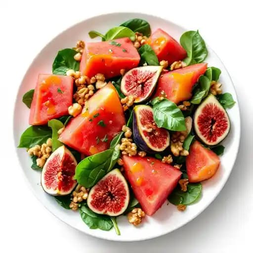 Salad recipe served on a plate, by Mayahuel Salad recipe served on a plate, by Mayahuel
