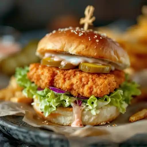 CRISPY FISH SLIDER recipe served on a plate, by Elm City Social CRISPY FISH SLIDER recipe served on a plate, by Elm City Social