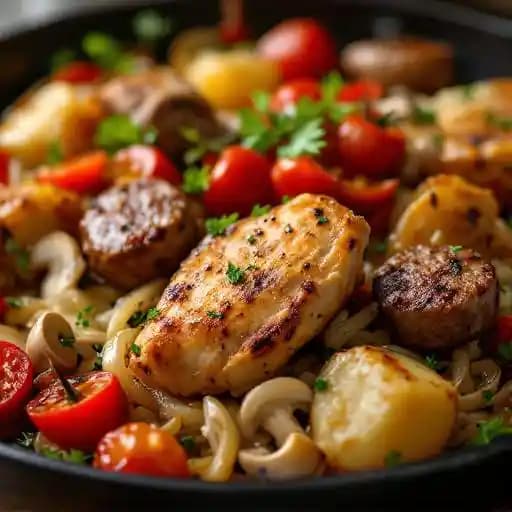 Chicken and Sausage Scarpariello
